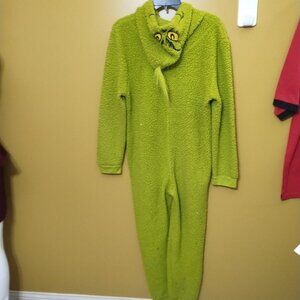 Dr. Suess "The Grinch" One Piece PJs XL Kidcore Nostalgia